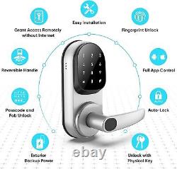 Fingerprint Smart Door Lock Keyless Entry Digital Door Lock with handle