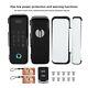 Fingerprint Smart Door Lock Password Touch/ Remote Access Control Keyless Glass