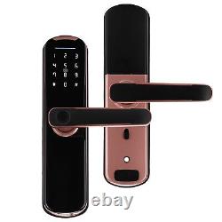 Fingerprint Smart Lock Keyless Entry Door Lock With Touchscreen Smart Front