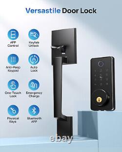 Fingerprint Smart Locks with Handle Set, App Control Keyless Entry Door Lock