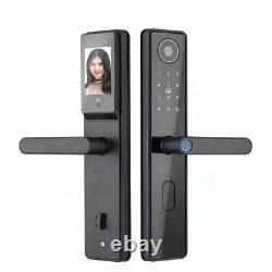 Fingerprint door lock smart keyless padlock with camera