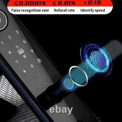 Fingerprint door lock smart keyless padlock with camera