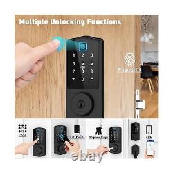 Front Door Lock Set, KPP Smart Lock, 8-in-1 Keyless Entry Door Lock, Fingerpri