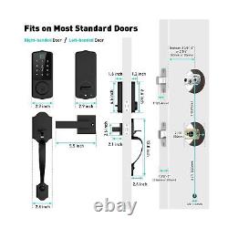 Front Door Lock Set, KPP Smart Lock, 8-in-1 Keyless Entry Door Lock, Fingerpri