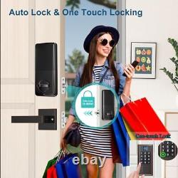 Front Door Smart Lock Set, Keyless Entry Deadbolt and Handle Oil Rubbed Bronze