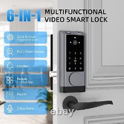 G1 Video Smart Lock Wi-Fi Camera Doorbell Fingerprint 6-in-1 Keyless Door Lock