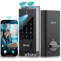 G1 Video Smart Lock with Camera&Doorbell, 6-in-1 Keyless Entry Door Lock with App