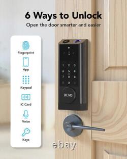 G1 Video Smart Lock with Camera&Doorbell, 6-in-1 Keyless Entry Door Lock with App