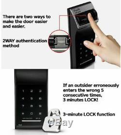 GATEMAN WF-20 Digital Door Lock Smart Touch Keypad Keyless Fingerprint