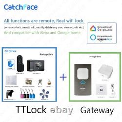 Gate Automatic Lock Fingerprint Waterproof Lock Remote Control Keyless Smart