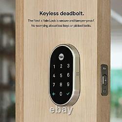 Google Nest x Yale Lock Tamper-Proof Smart Lock for Keyless Entry Keypad