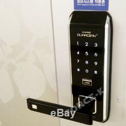 H-GANG TS700 Keyless Locks Smart Digital Doorlock Pin+4RFID+Remote Control Set