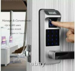 HARFO F01 Fingerprint and Touchscreen Keyless Smart Lever Door Lock