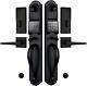 Hisafe Keyless Entry Double Door Lock Handle Set, Smart, Touchscreen, 18 Black