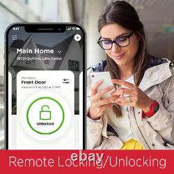 Halo Wi-Fi Smart Lock, Keyless Entry, Touchscreen, 250 Codes, Auto-Lock