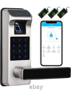 Harfo Smart Door Lock, Heavy Duty Keyless Entry Door Lock, Fingerprint Door