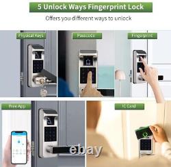 Harfo Smart Door Lock, Heavy Duty Keyless Entry Door Lock, Fingerprint Door