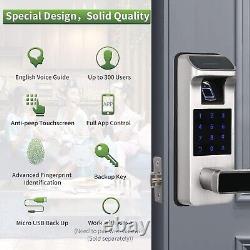 Heavy Duty Smart Door Lock 5-in-1 Keyless Entry with Fingerprint & Wi-Fi