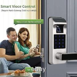 Heavy Duty Smart Door Lock 5-in-1 Keyless Entry with Fingerprint & Wi-Fi