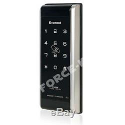 Hook Mechanism EVERNET EN250H Smart Keyless Lock Digital Doorlock Passcode+4RFID
