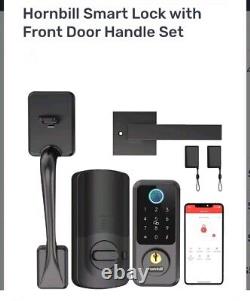 Hornbill Keyless Entry Door Lock with Handle, Hornbill Smart Front Door Lock Set