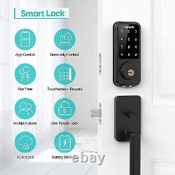 Hornbill Smart Door Lock Wi-Fi Bluetooth Keyless Entry Deadbolt Lock with Keypad