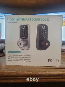 Hornbill Smart Lock Keyless Fingerprint Entry Keypad Digital Deadbolt NEW