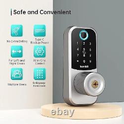 Hornbill Smart Lock Keyless Fingerprint Entry Keypad Digital Deadbolt NEW