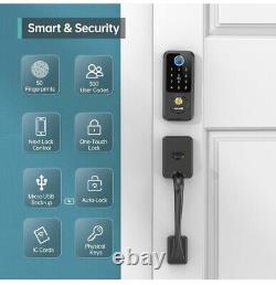 Hornbill Wi-Fi Smart Deadbolt Lock, Keyless Entry Door Lock Fingerprint, Keypad