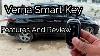 Hyundai Verna Smart Key Features And Review Keyless Entry Smart Trunk