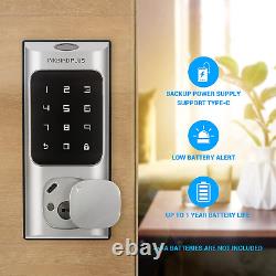 Inkbirdplus Keyless Entry Door Lock, Fingerprint Door Lock with Keypad