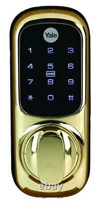 Keyless Connected Smart Door Lock, Polished Brass YALE