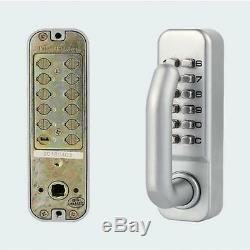 Keyless Door Lock Handle Smart Mechanical Digital Push Button Code Keypad Entry