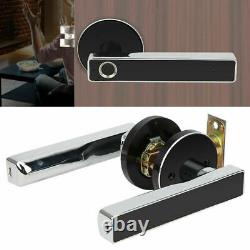 Keyless Electronic Handle Smart Door Lock Fingerprint Mute Door for Home Bedroom