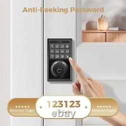 Keyless Entry Door Lock 100Code Smart Deadbolt Anti-Peeping Password App Control
