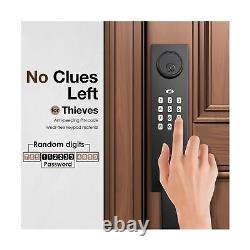 Keyless Entry Door Lock, Electronic Keypad Handle Set with Deadbolt, Smart Lo