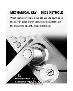 Keyless Entry Door Lock, FDOSE-POERRY Smart Door Lock with Code, Keypad Door