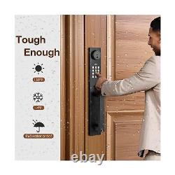 Keyless Entry Door Lock Set, Electronic Keypad Handle with Deadbolt, Smart Lo