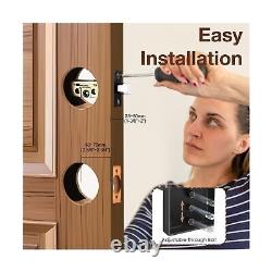 Keyless Entry Door Lock Set, Electronic Keypad Handle with Deadbolt, Smart Lo