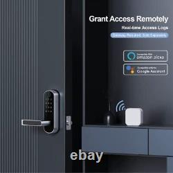 Keyless Entry Door Lock, Smart Door Lock for Front Door, Silver Smart Lock