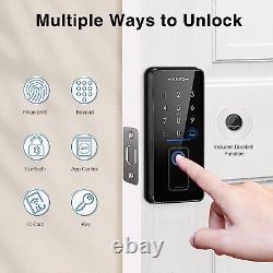 Keyless Entry Door Lock, Smart Lock for Front Door with Doorbell, Fingerprint Do