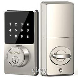 Keyless Entry Door Lock, Smart Lock with Touchscreen Keypad, Secure Deadbolt