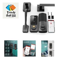 Keyless Entry Door Lock with Handle, Smart Front Door Lock Set, Electronic Ke