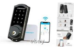 Keyless Entry Door Lock with Keypads, Smart WiFi Deadbolt, Digital Electronic Bl