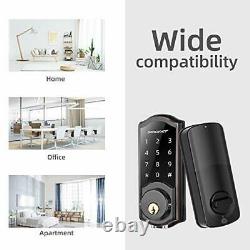 Keyless Entry Door Lock with Keypads, Smart WiFi Deadbolt, Digital Electronic Bl