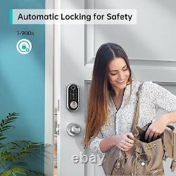 Keyless Entry Door Lock with Knob Hornbill Door Knob with Smart Lock Fingerprint