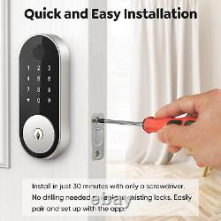 Keyless-Entry Fingerprint Deadbolt Smart Lock Sifely Smart Lock, Automatic Door