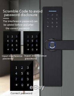 Keyless Entry Fingerprint Door Lock Touchscreen Keypad Smart Lock Home Securtiy