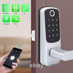 Keyless Entry Fingerprint Smart Lock with WiFi Remote Mechanical Key