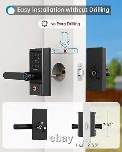 Keyless Entry Smart Door Lock HEANTLE Smart Lock Fingerprint Door Lock with